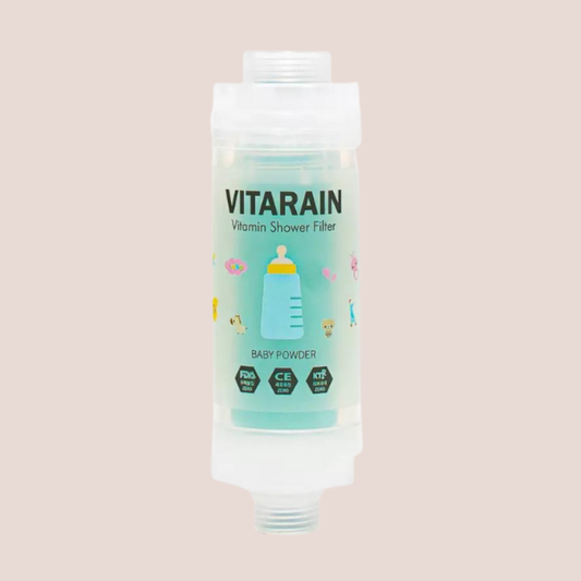 Filtre de douche Vitarain pour bébé – Eau purifiée, peau douce et cheveux éclatants