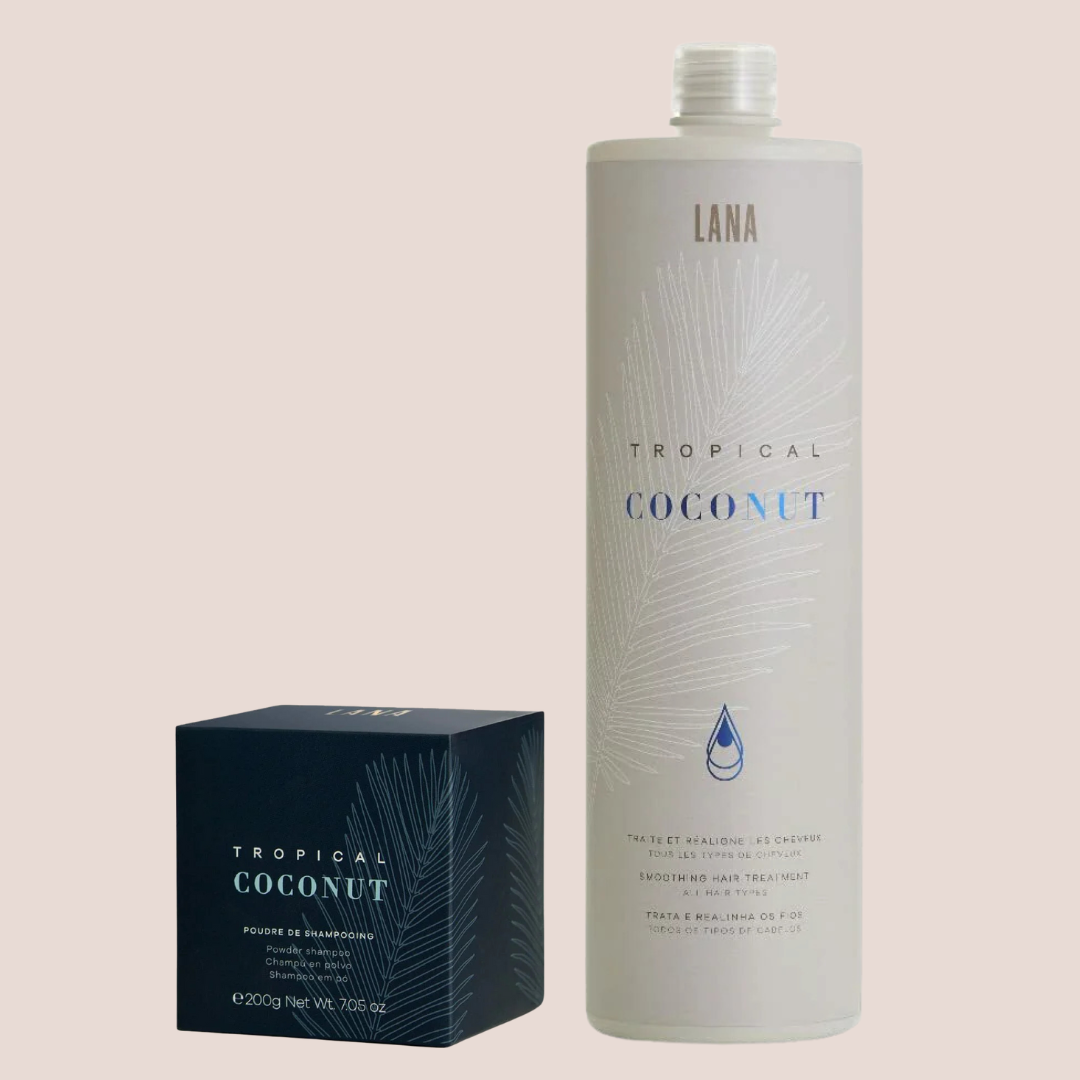 Lana Brasiles | Tropical Coconut Smoothing Hair Treatment Kit (1L)