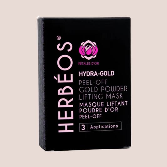 HERBÉOS™ | Hydra Gold – Masque liftant à la poudre d'or Pétales d'Or