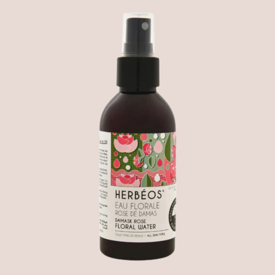 HERBÉOS™ | Eau florale de rose de Damas (150 ml)
